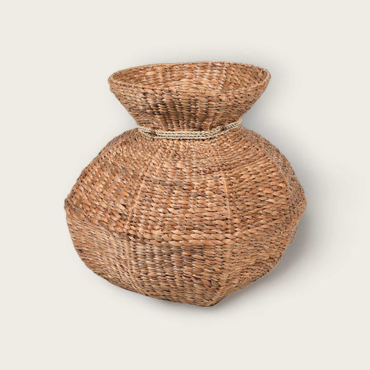 Floor Standing Tall Wicker Vase image 1