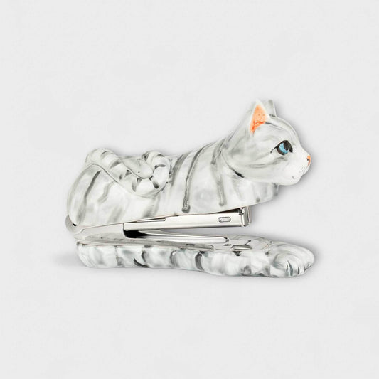Nach Porcelain Tabby Cat Stapler image 1