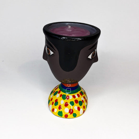 Ceramic Head Candle Holder image 1