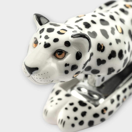 Nach Porcelain White Leopard Stapler image 1