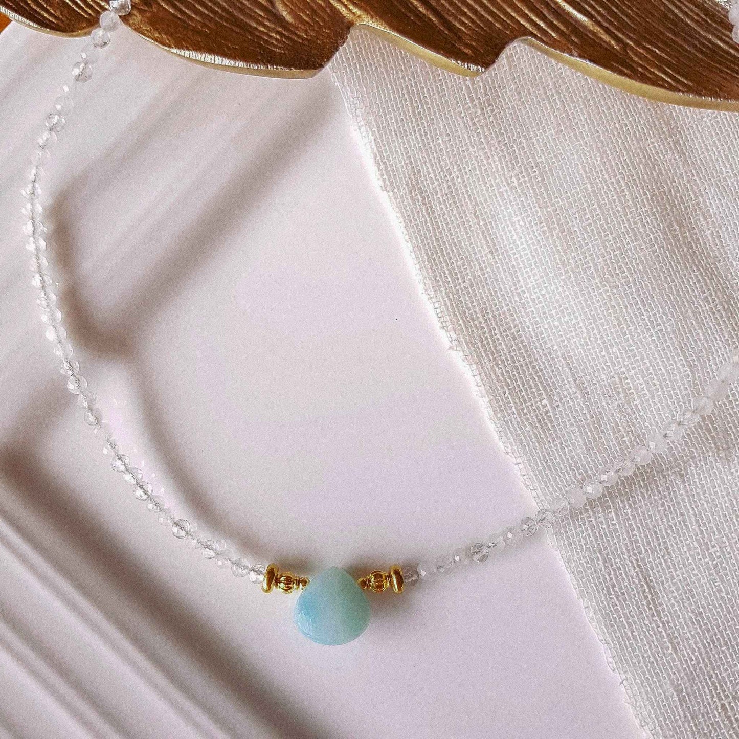 Collier Sofia Amazonite Crystal Necklace