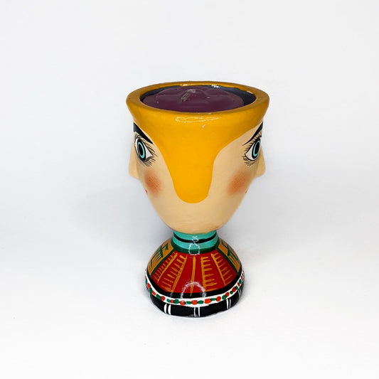 Ceramic Head Candle Holder image 1