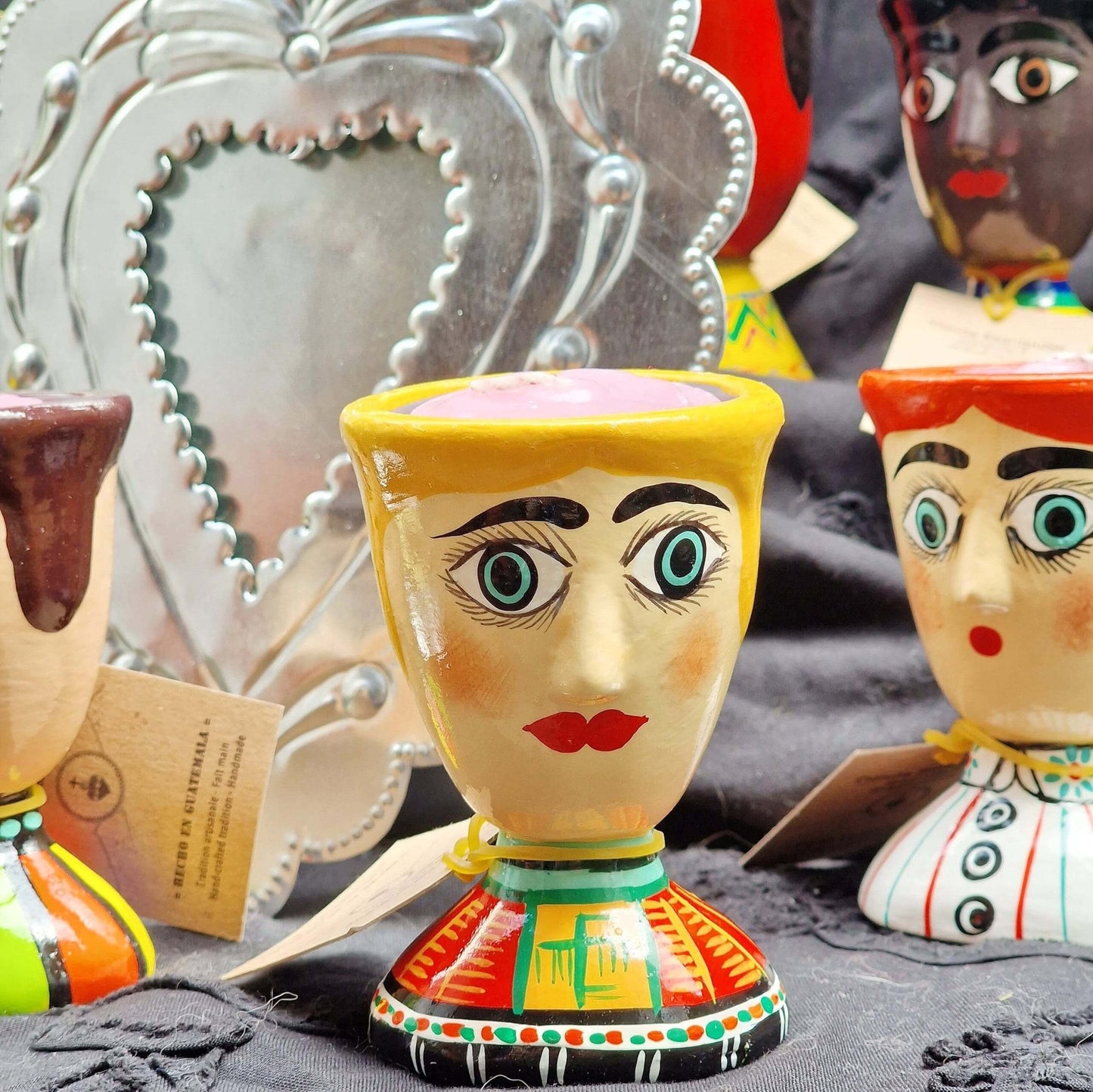 Ceramic Head Candle Holder image 2
