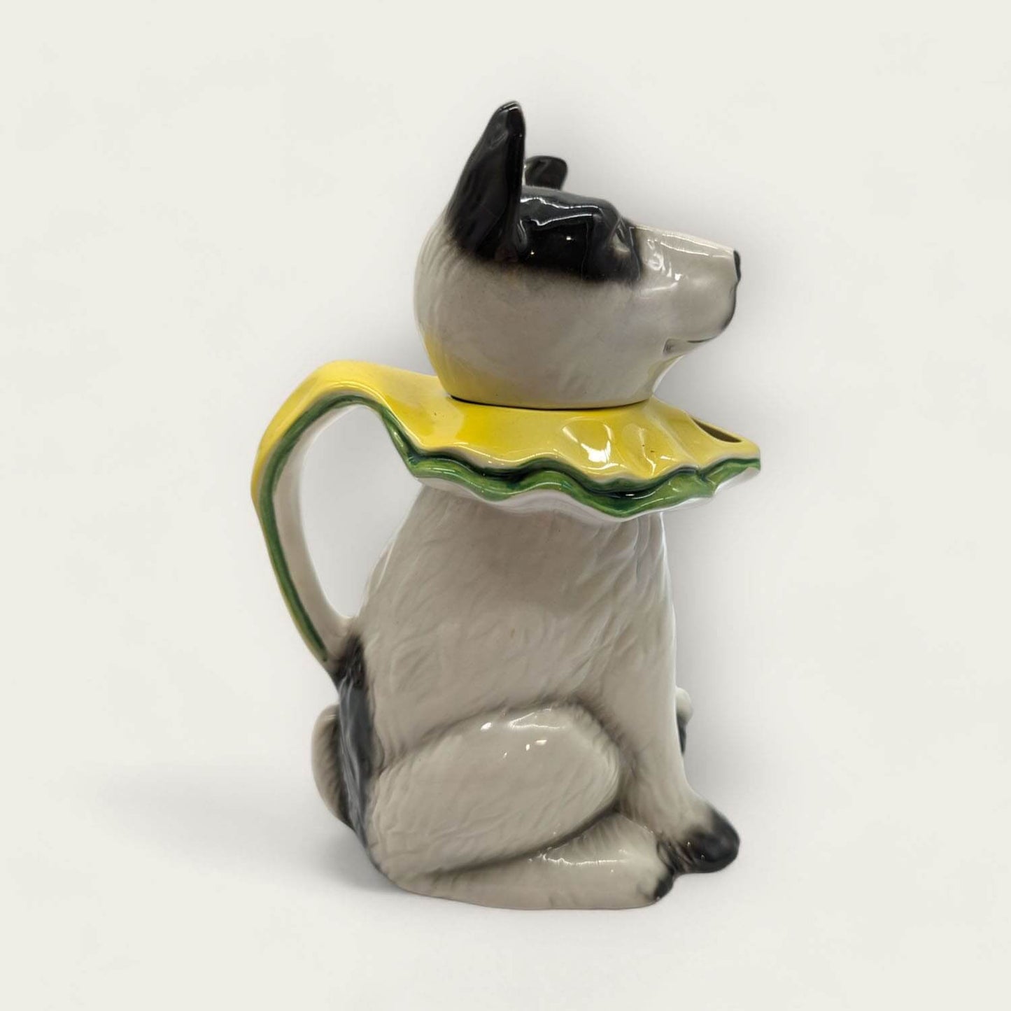 Vintage Staffordshire Jack Russell Dog Teapot image 3