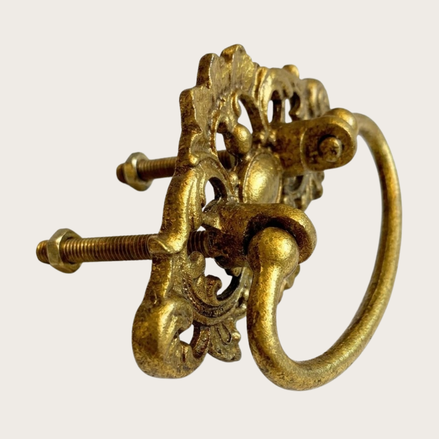 Golden Brass Style Bail Pull Handle