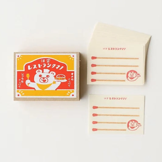Matchbox Chef Bear Note Cards