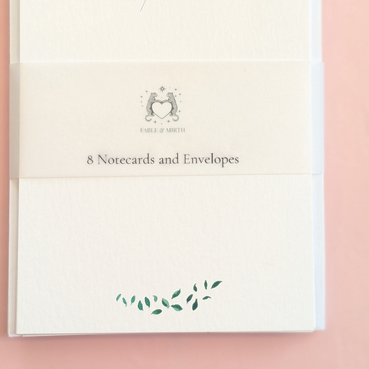 Watercolour Wind Notecards and Envelopes, Set of Eight