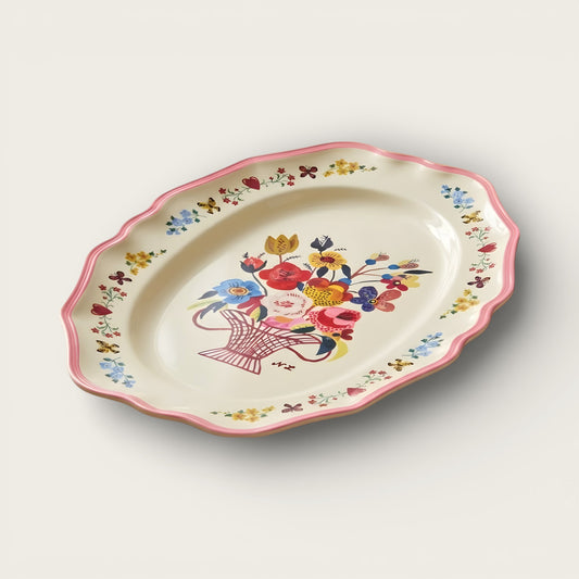 Rice x Nathalie Lété Melamine Large Platter