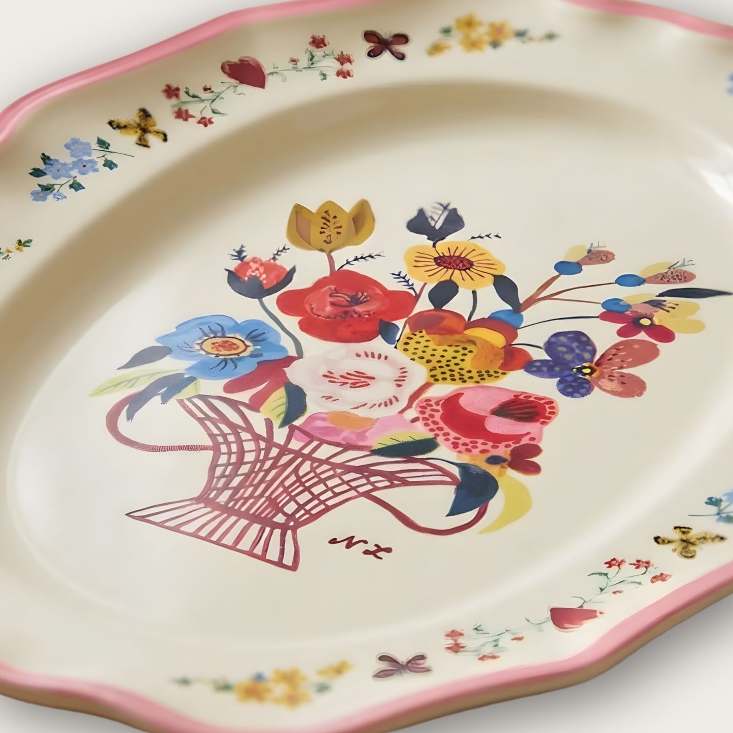 Rice x Nathalie Lété Melamine Large Platter