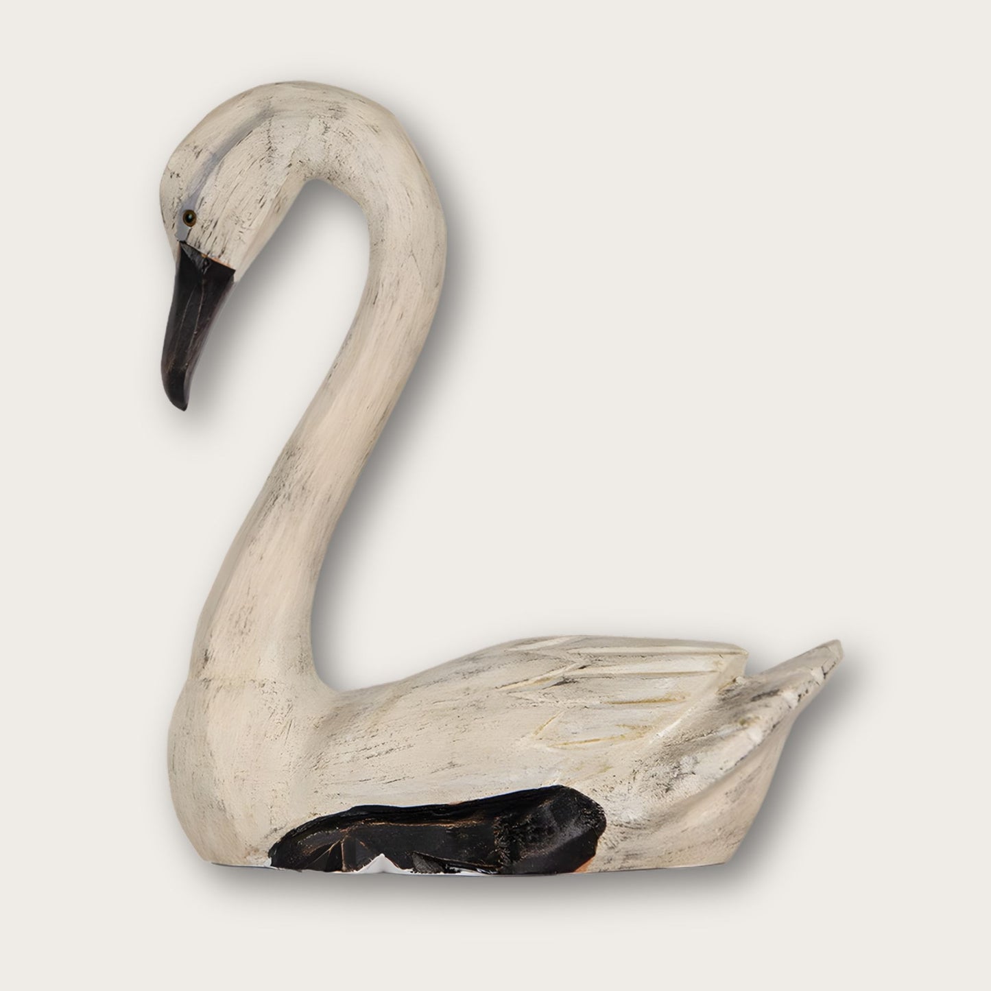 Set of Two Decorative Figurine Swans