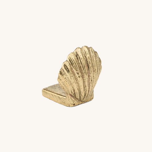 Brass Shell Decorative Card Holder
