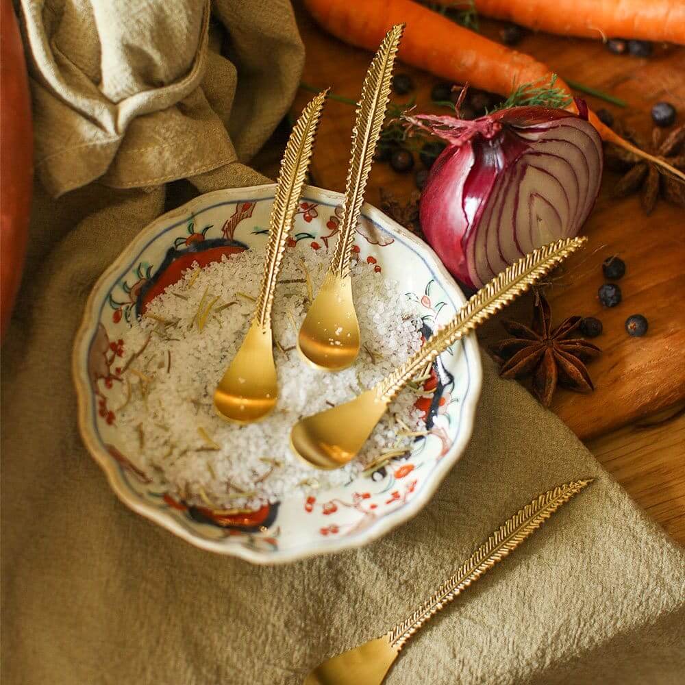 Doing Goods Stella Feather Teaspoon Set image 5