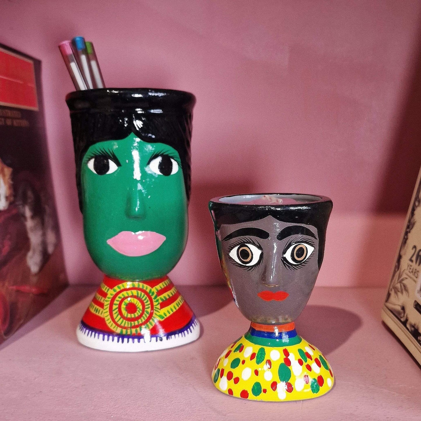 Ceramic Head Candle Holder image 3