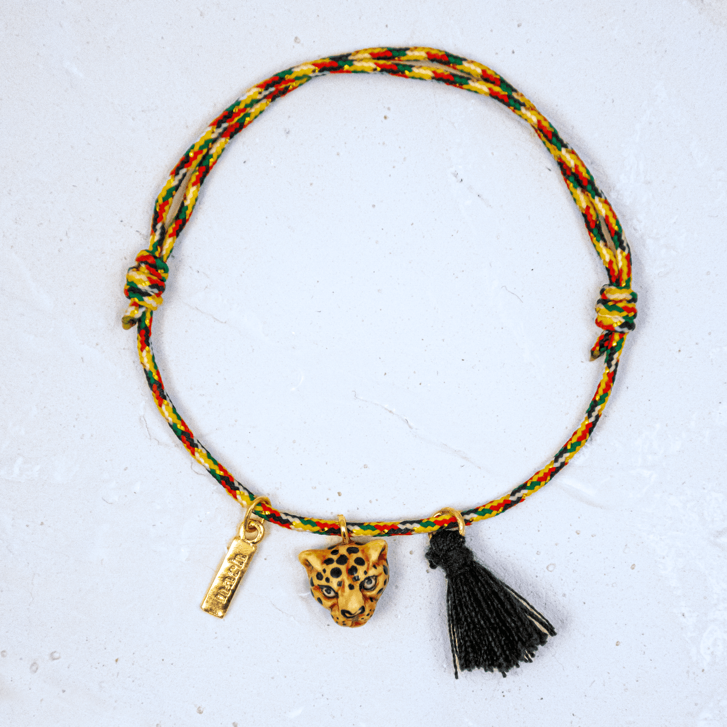 Nach Leopard Head Rope Bracelet image 0