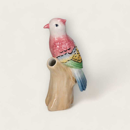 Colourful Bird Double Bud Vase image 1