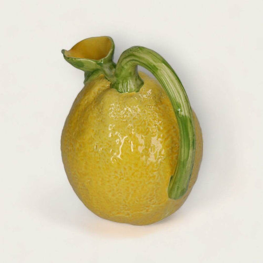 Citrus Charm Lemon Porcelain Pitcher image 1