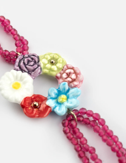 Nach Flower Crown Bead Handcrafted Bracelet