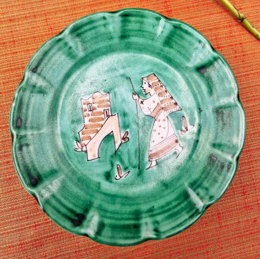 Vintage Mid-Century Italian C.A.S Vietri Plate image 0