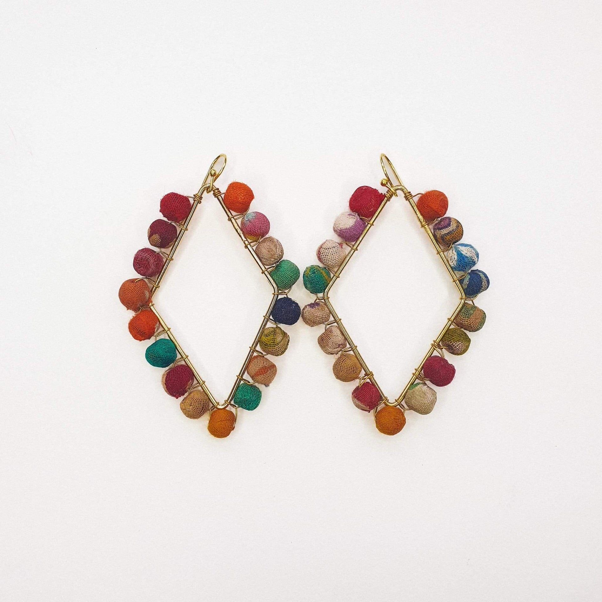 Diamond Frame Earrings image 0
