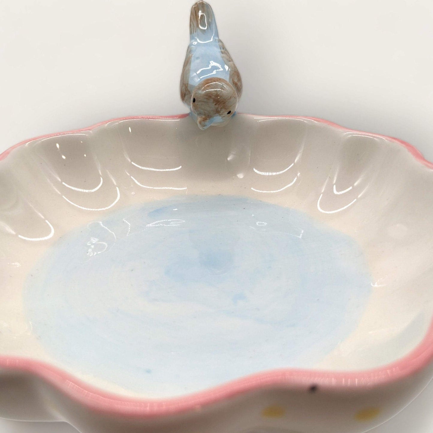 Bird Bath Ceramic Trinket Dish image 3