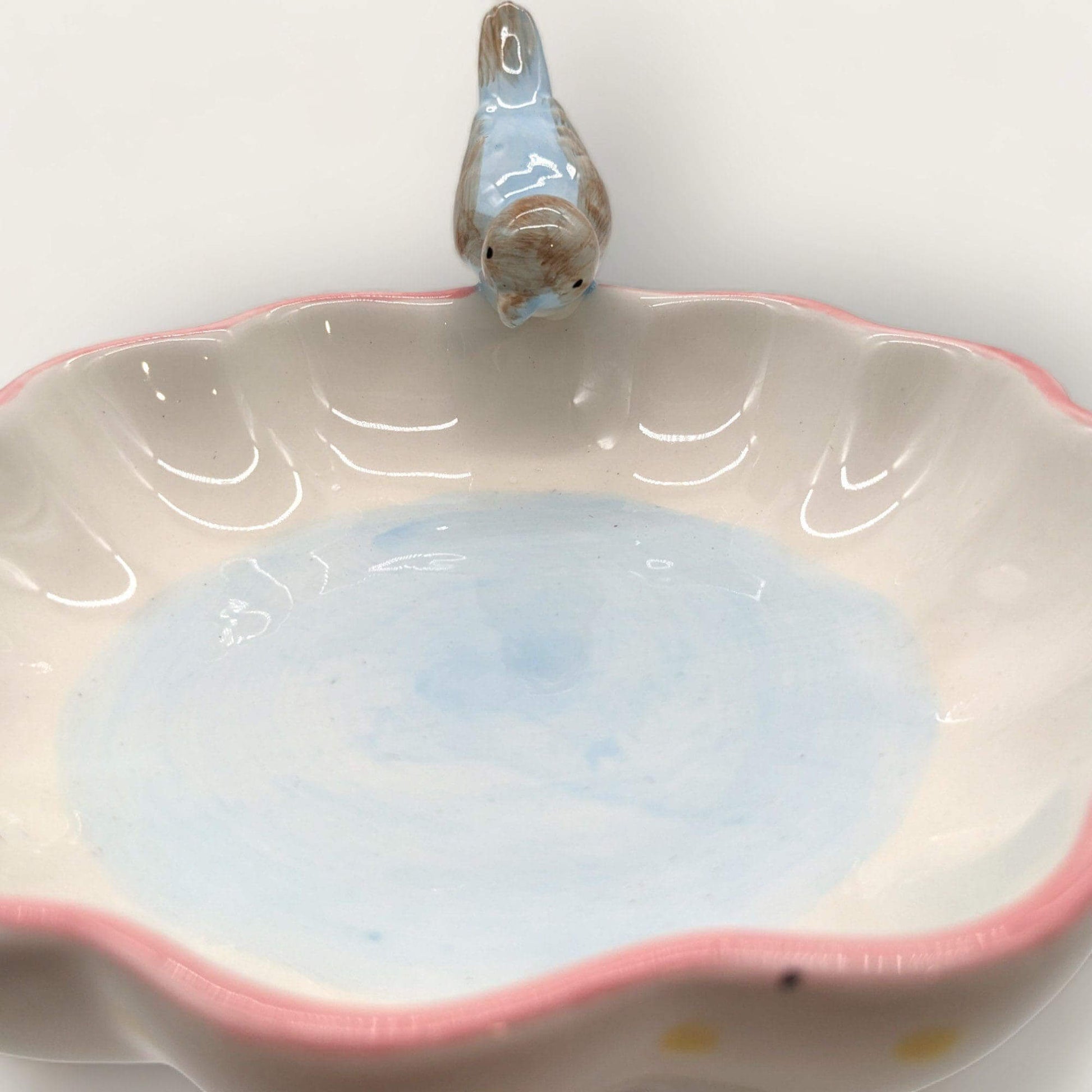 Bird Bath Ceramic Trinket Dish image 3