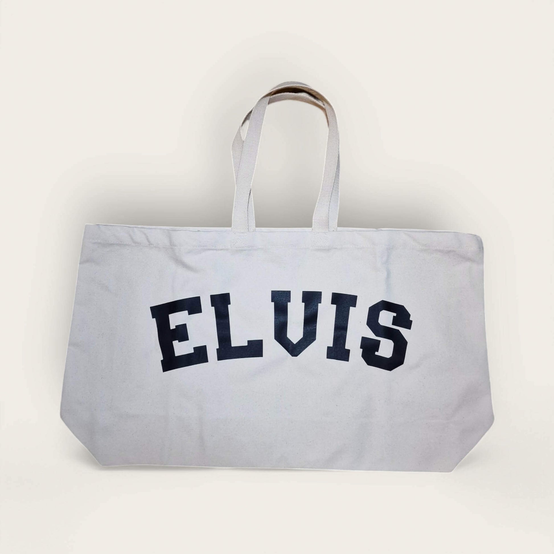 Natural Canvas Large Elvis Tote Bag image 0
