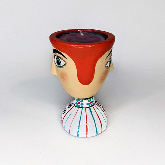 Ceramic Head Candle Holder image 1