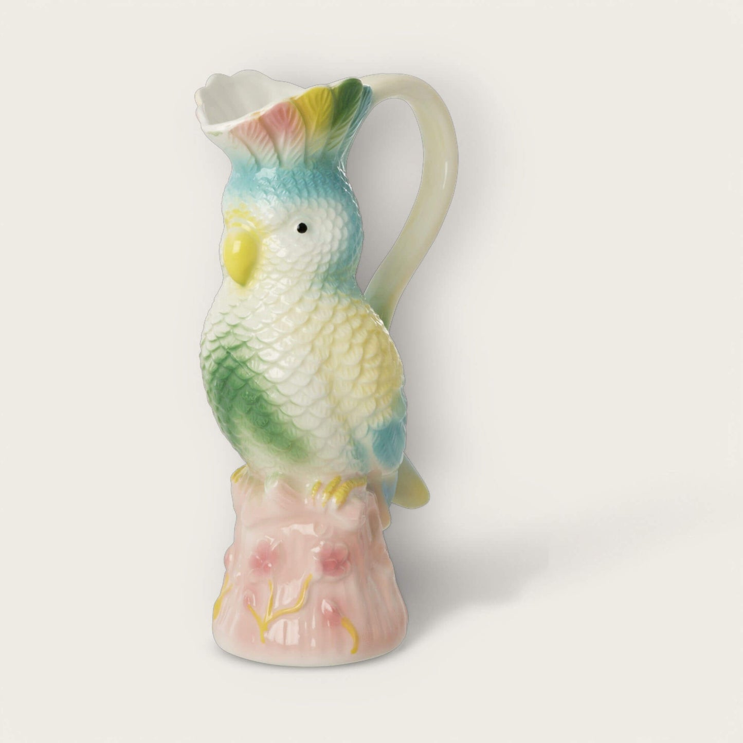 Quirky Exotic Bird Ceramic Pitcher Jug image 0