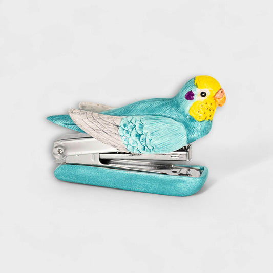Nach Porcelain Blue Budgerigar Bird Stapler image 0