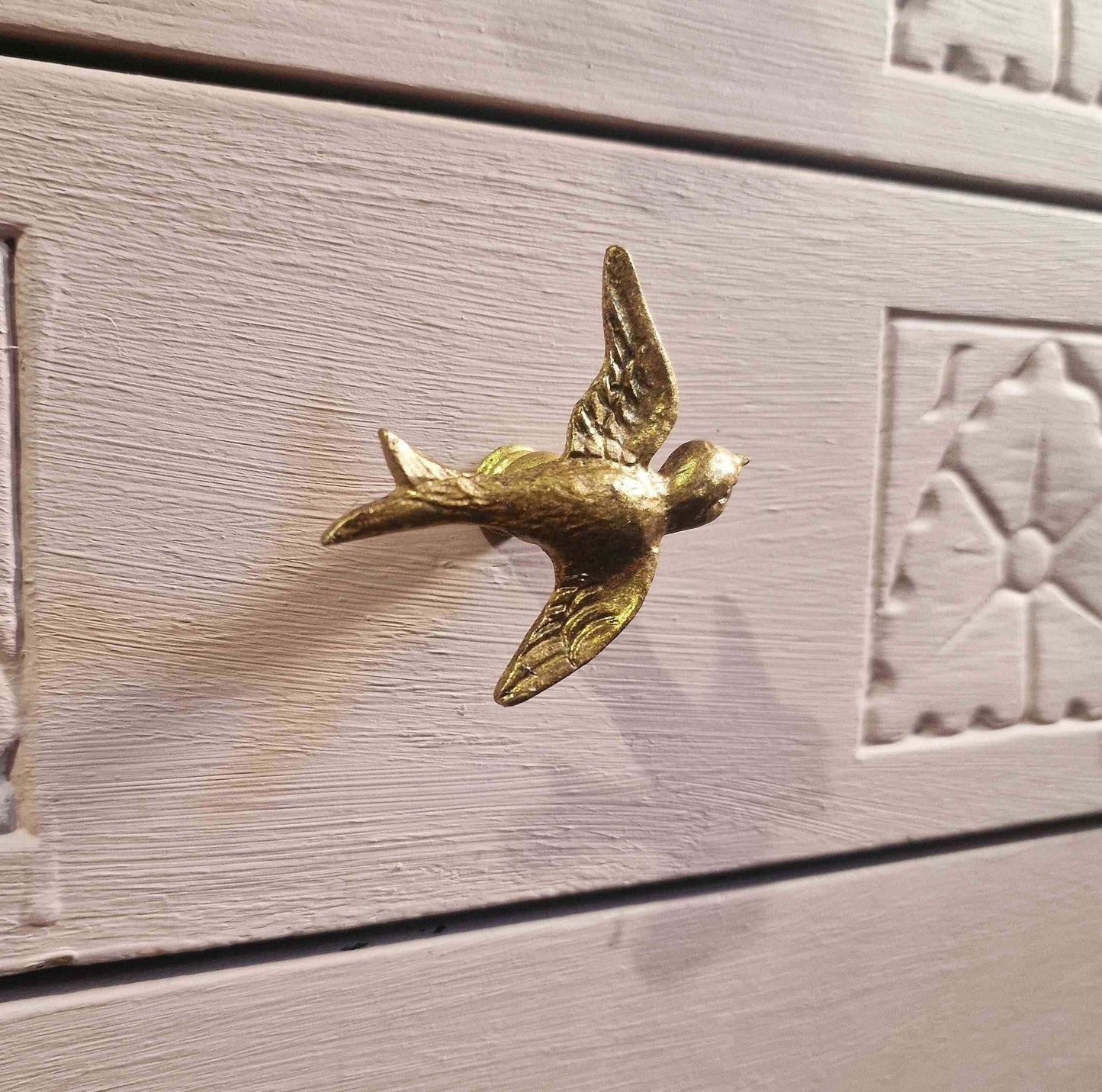 Gold Swallow Drawer Knob image 3