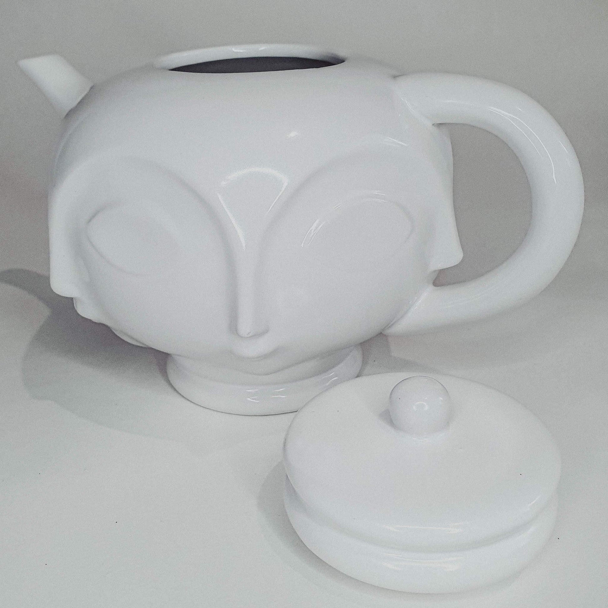 Handmade Three Piece Faces Tea Set image 4