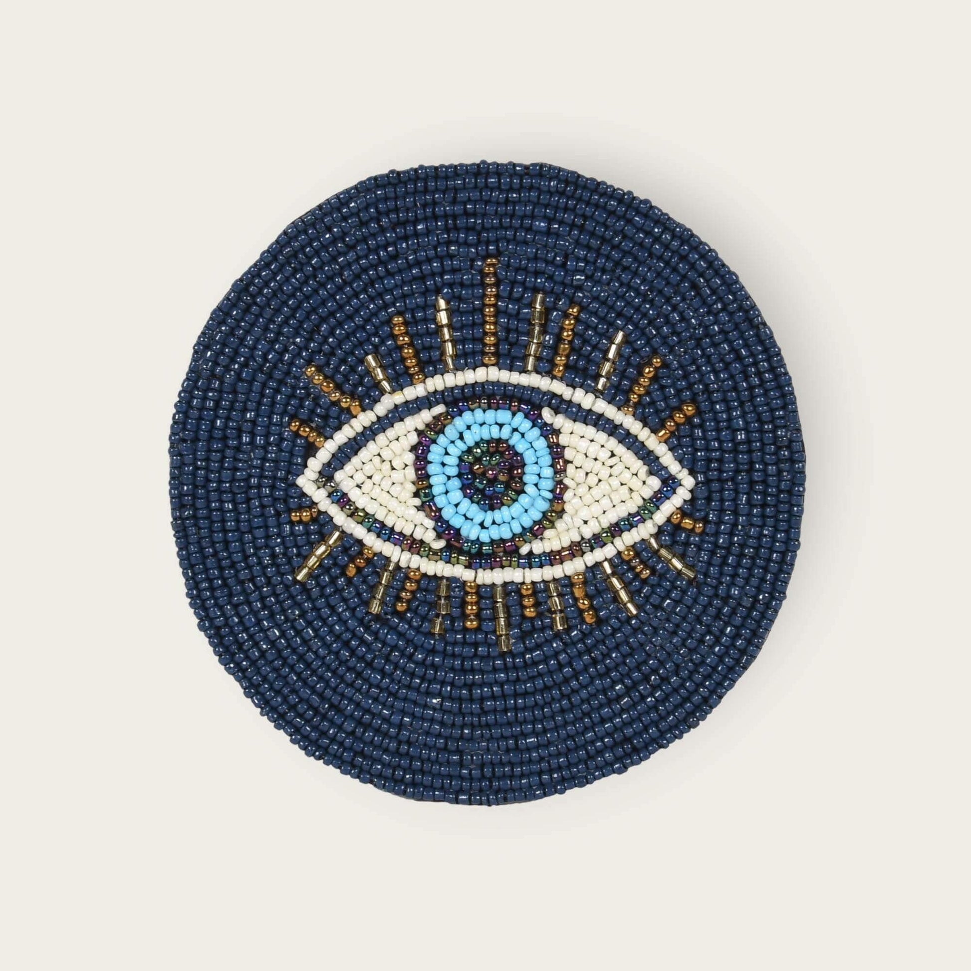 Set of Four Blue Evil Eye Coasters image 2