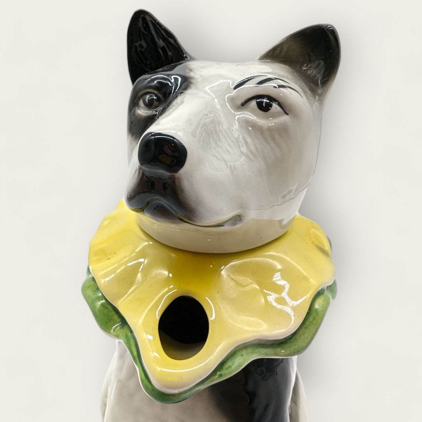 Vintage  Staffordshire Jack Russell Dog Teapot image 2