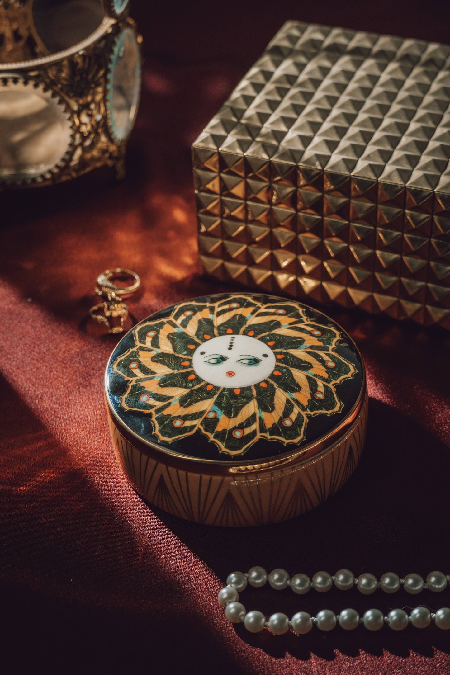 Coco Papillon Bone China Trinket Box