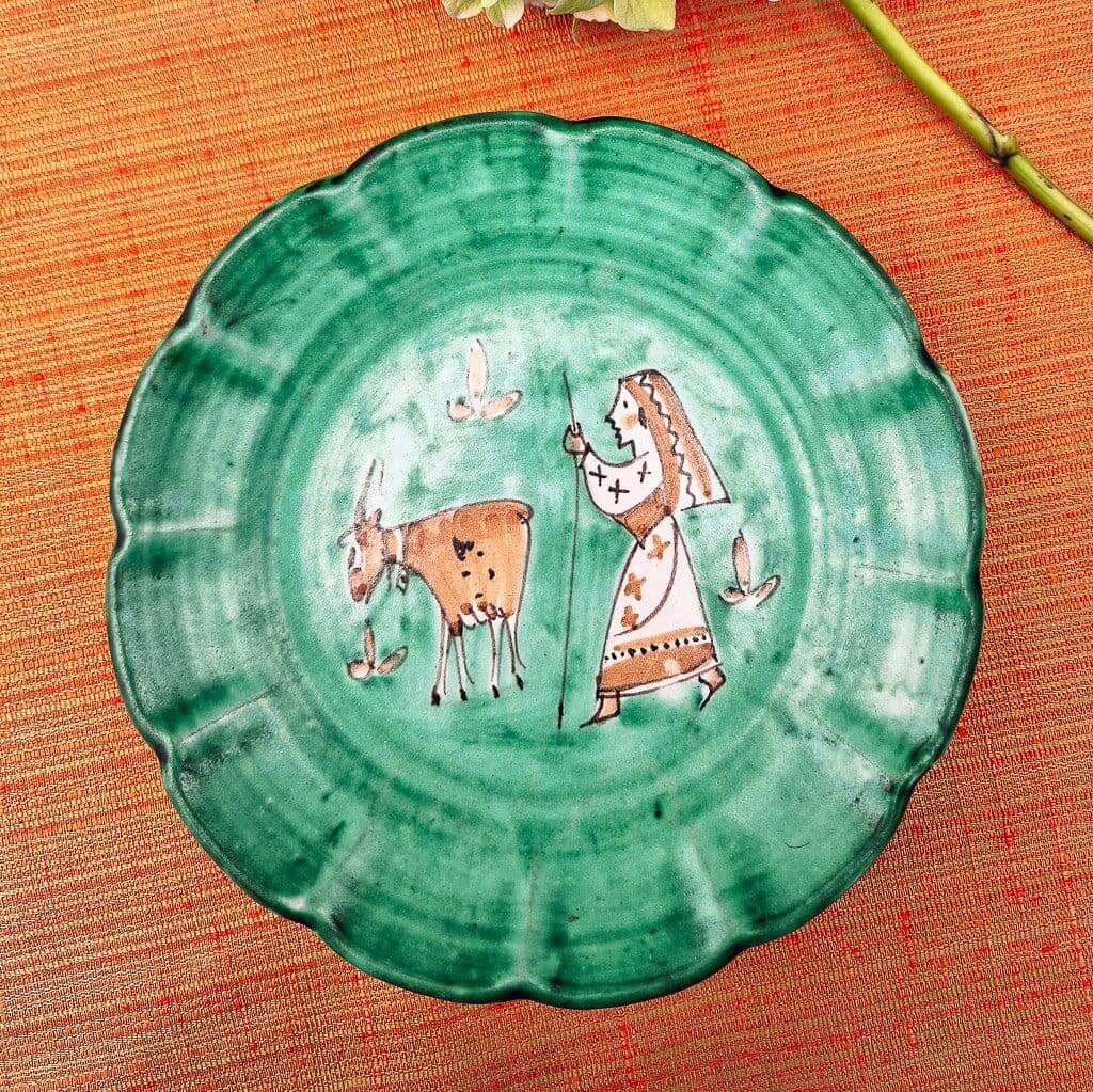 Vintage Mid-Century Italian C.A.S Vietri Plate image 0