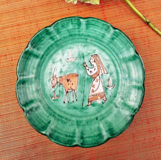 Vintage Mid-Century Italian C.A.S Vietri Plate image 0