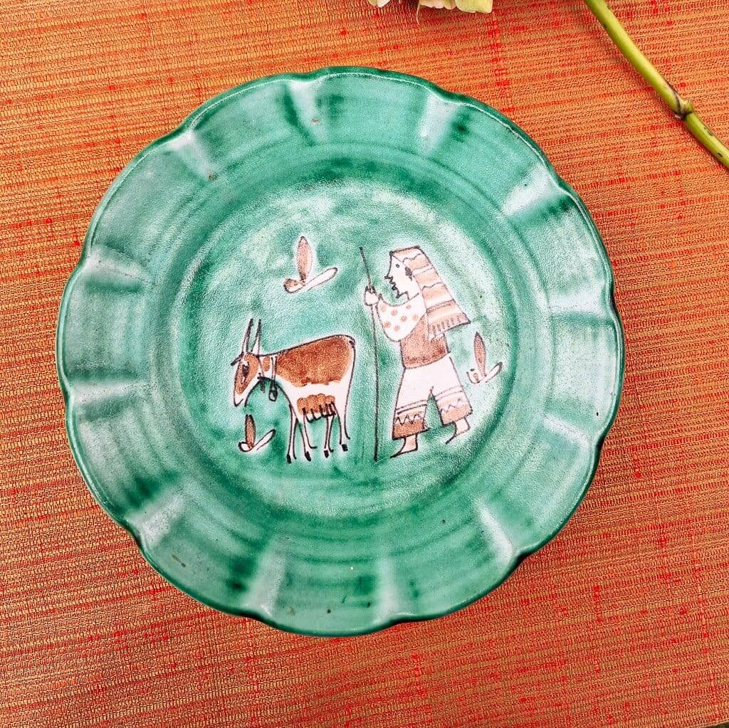 Vintage Mid-Century Italian C.A.S Vietri Plate image 0