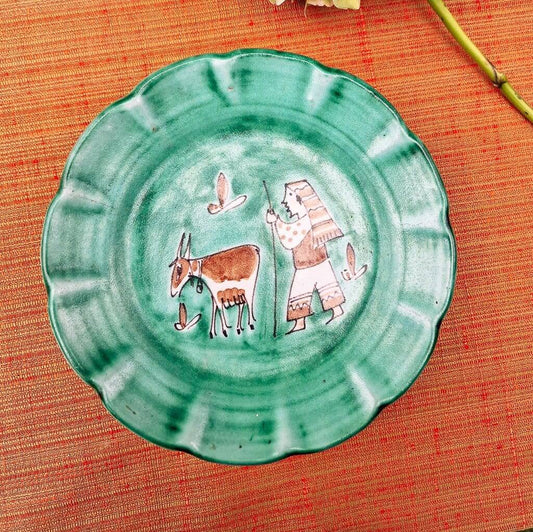 Vintage Mid-Century Italian C.A.S Vietri Plate image 0
