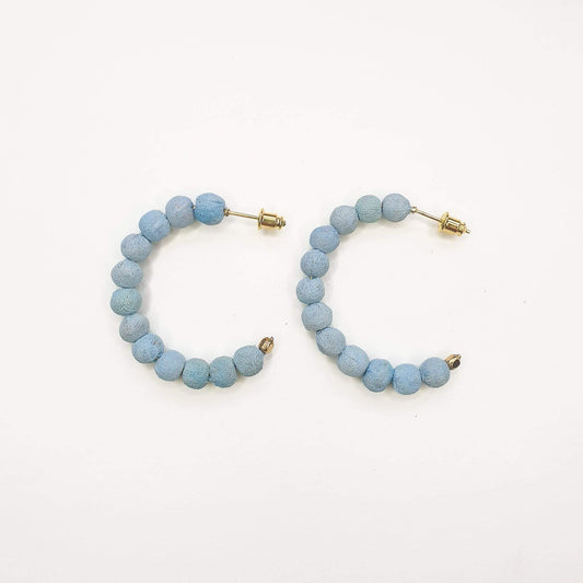 Sky Blue Mini Hoops image 0