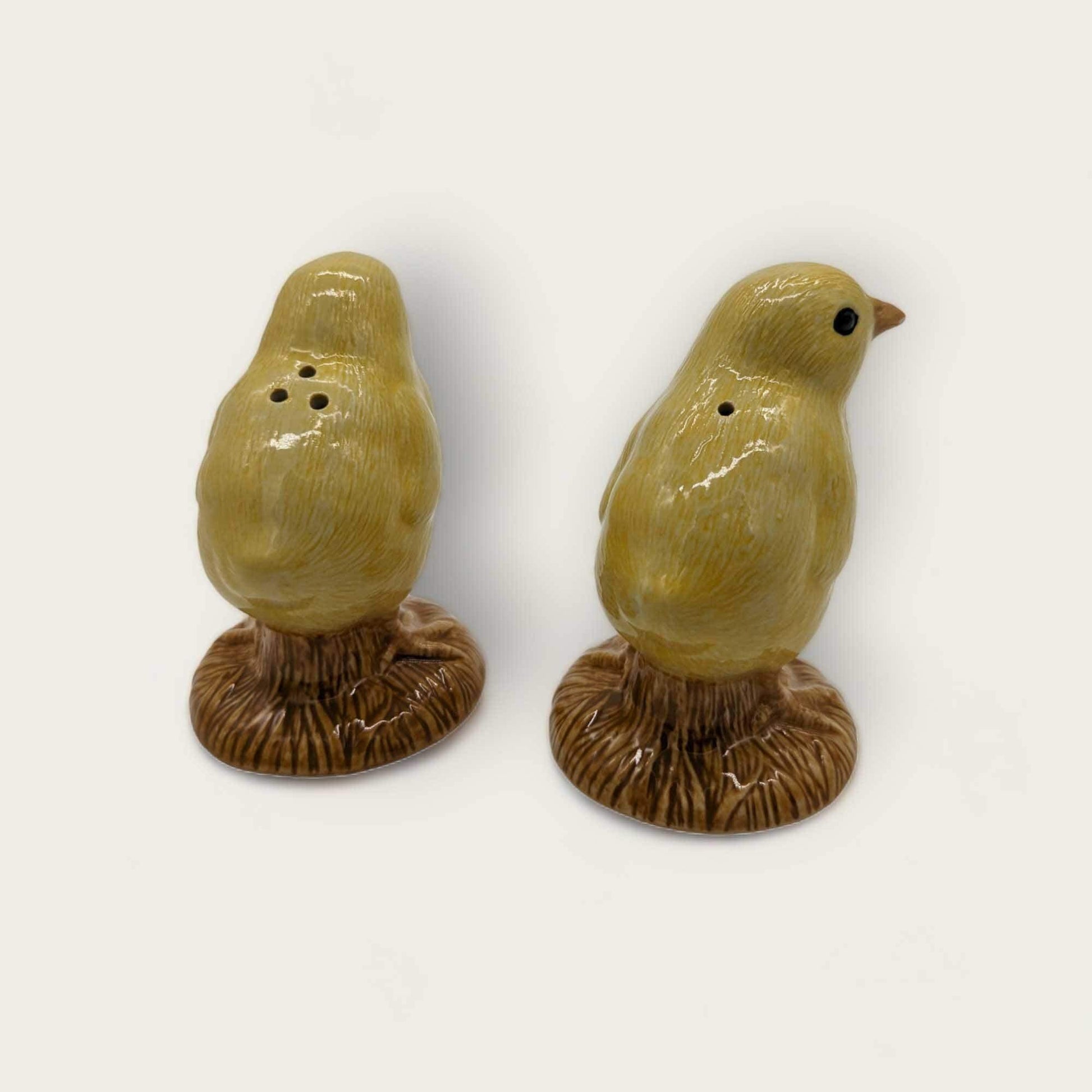 Quail Ceramic Chicks Salt and Pepper Set image 4