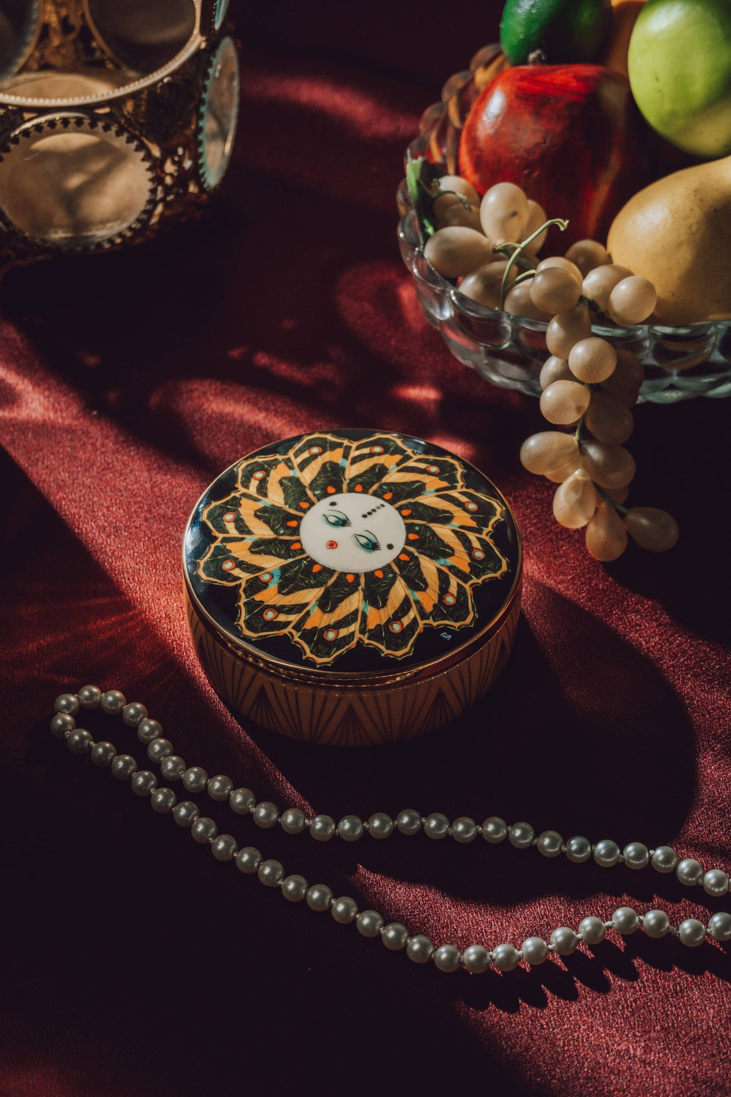 Coco Papillon Bone China Trinket Box