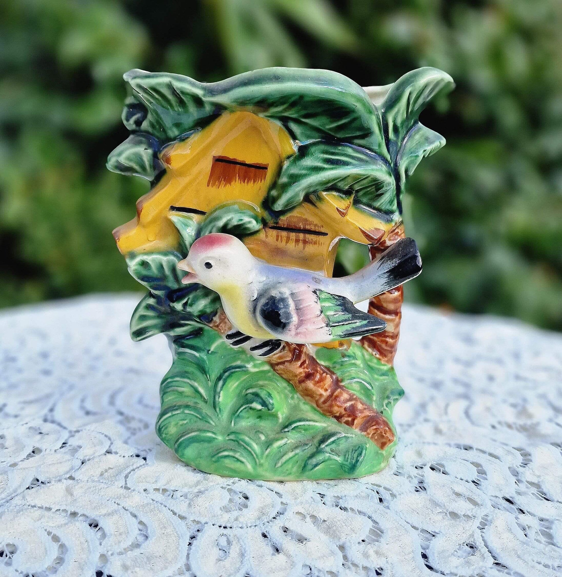 Vintage Ceramic Bird Wall Planter image 0