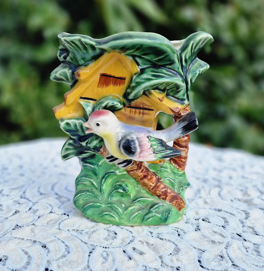 Vintage Ceramic Bird Wall Planter image 0