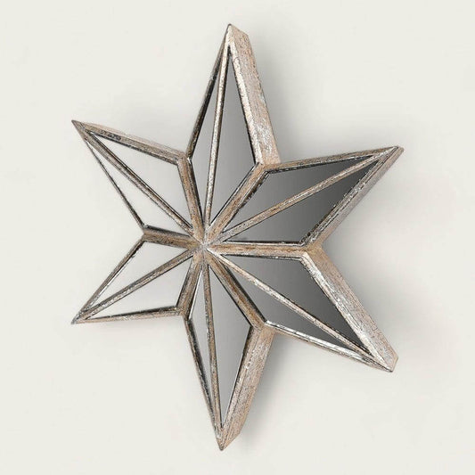 Large Mirrored Star Wall Decoration image 0