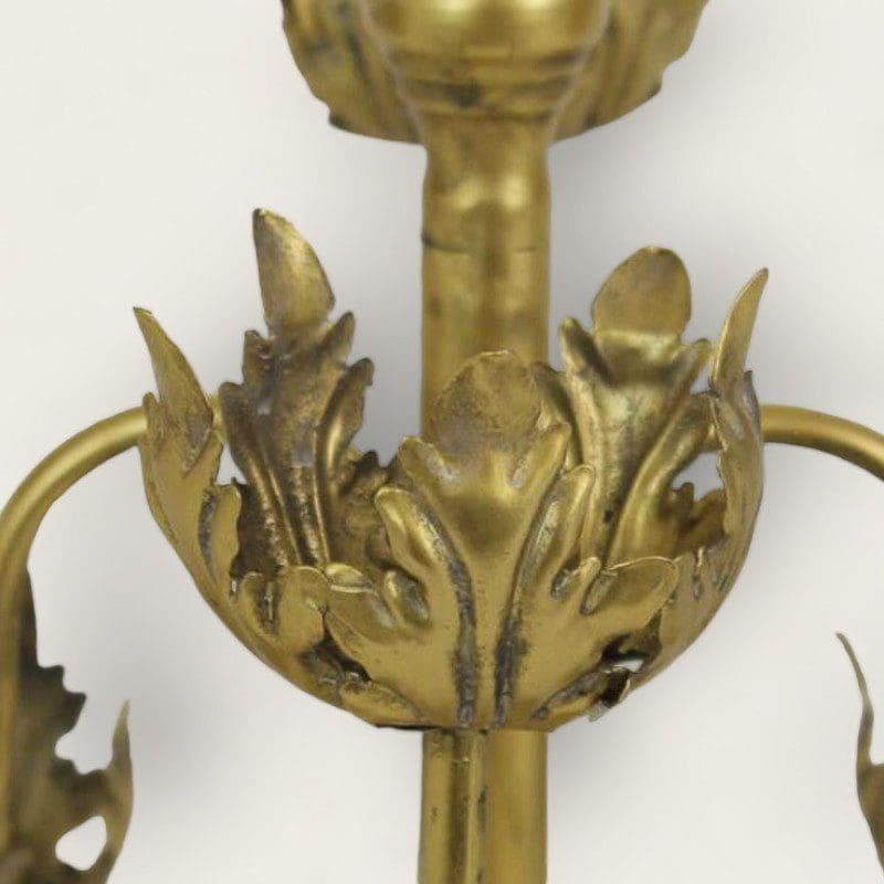 Elegant Golden Flourish Candelabra image 2