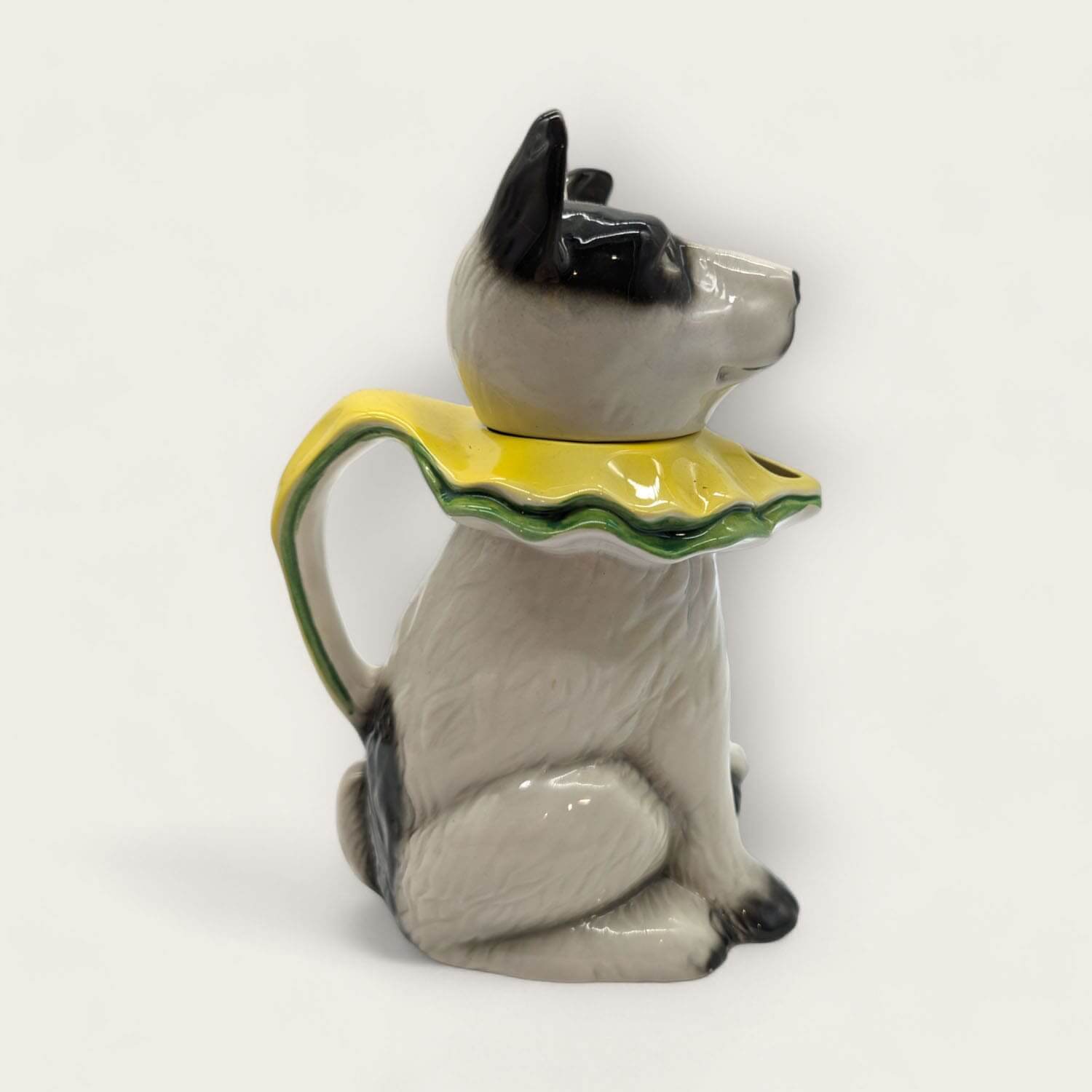 Vintage  Staffordshire Jack Russell Dog Teapot image 3