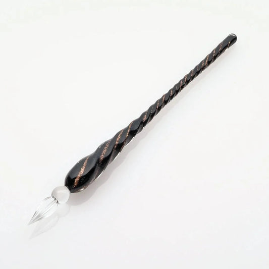 Glass Dip Calligraphy Pen Twist, Black