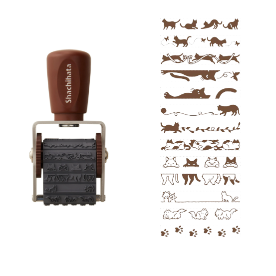 Rotary Decoration Stamp - Cat Design