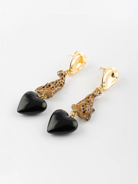 Nach Cheetah Earrings – First love