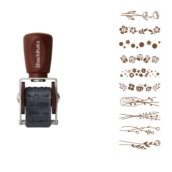 Rotary Decoration Stamp  - Flower Design